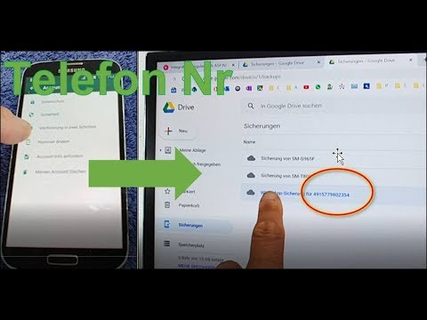 ✔️ Whatsapp Backup wiederherstellen wird nicht gefunden ❓ Telefon-Nummer in Google Drive prüfen