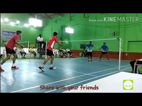 Siddharth & Pawan Vs Venkat & Anil K Raju | CGBA | Surajpur Badminton | this&that think positive