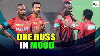 What was the mood of Andre Russell during the KKR nets at Eden Gardens? | IPL 2023