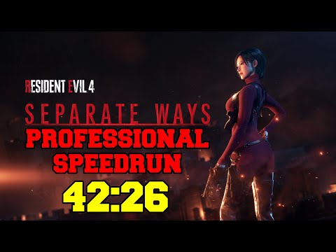 Resident Evil 4 Remake Separate Ways Professional Speedrun 42:26