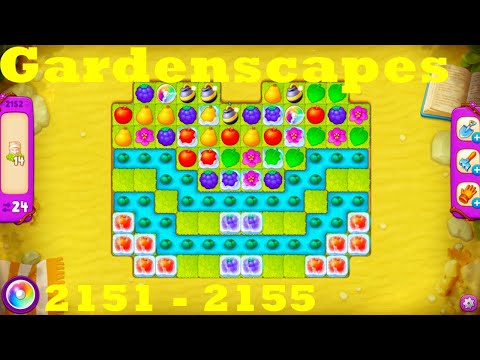 Gardenscapes Level 2151 - 2155 HD Walkthrough | 3 - match game | gameplay | android | ios | pc | app