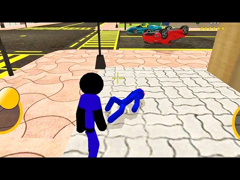 US Police Stickman Rope Hero Vegas Gangster #2 - Android Gameplay
