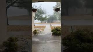 Hail in Del Rio | Potential severe weather late tonight into Wednesday