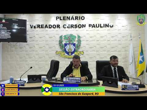 DÉCIMA SEGUNDA SESSÃO EXTRAORDINÁRIA DO ANO DE 2025