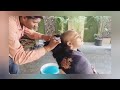 Indian Girl HeadShave