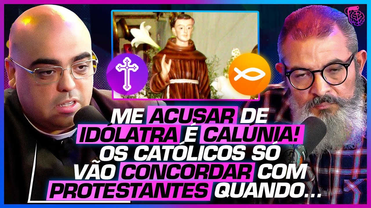 OS CATÓLICOS ADORAM os SANTOS ou NÃO? PADRE E PASTOR DEBATEM