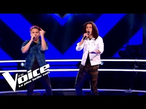 MC Solaar - Sonotone | Geoffrey et Arezki | The Voice 2019 | Battle Audition