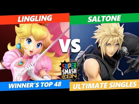 SSC 2019 SSBU -  LingLing (Peach) VS FS SaltOne (Cloud) Smash Ultimate Winner's Top 48