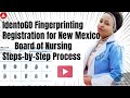 step by step guide to registering with identogo for the new mexico bon criminal background check