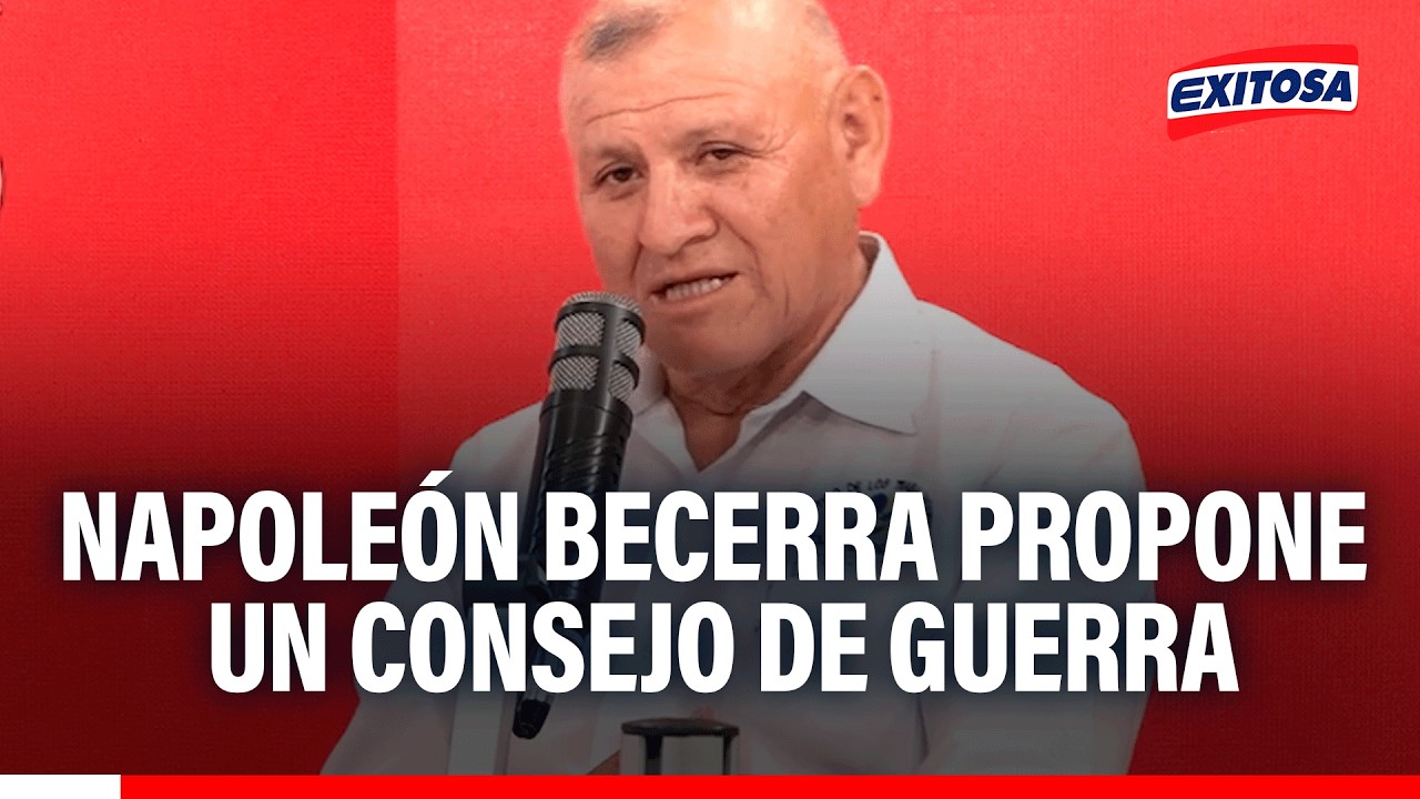 🔴🔵Napoleón Becerra plantea un consejo de guerra: “Instituciones tutelares deben direccionar al país”