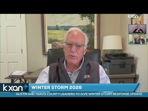 City of Austin press conference on Winter Storm 2026