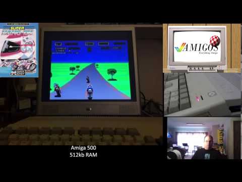 Super Hang On on a real Amiga 500 - Amigos Podcast