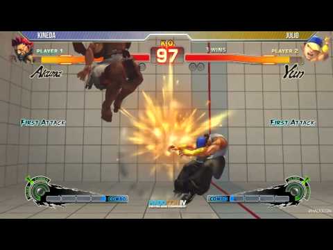 HADOCON IV (SSFIV:AE 2012 Top 16) - Kineda (Akuma) vs. Julio (Yun)