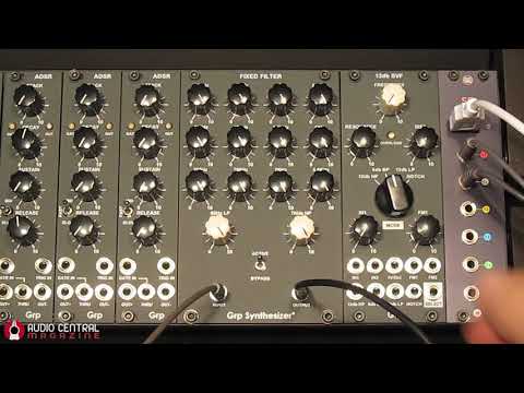 Grp Synthesizer Fixed Filter Bank // 12-band BPF bank w/HPF and LPF bands and bypass switch image 2