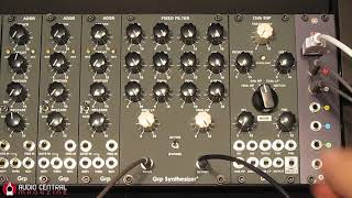 Video thumbnail for Grp Fixed Filter Bank Euro Rack by AudioCentralMagazine