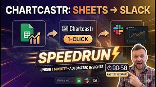 No Code Google Sheets to Slack in 60 seconds - Chartcastr demo