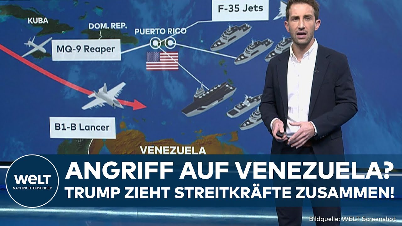VENEZUELA: Trump vs. Maduro! Pentagon kündigt Militär-Operation an! USA verlegen Flugzeugträger