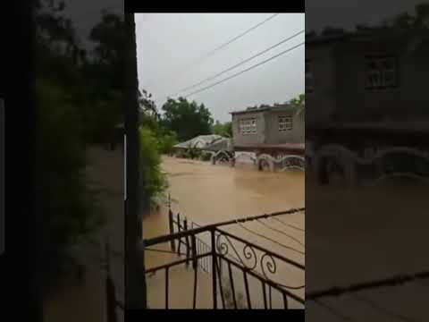 Heavy flooding in Cueto, Holguín Province, Cuba 🇨🇺
