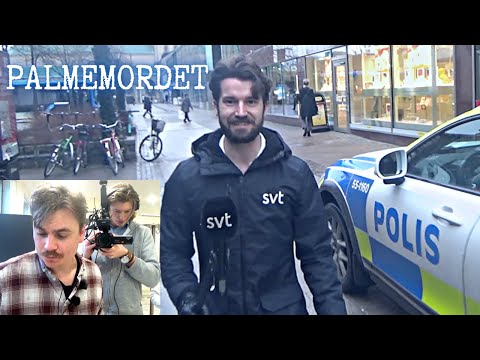 Filmar SVT när SVT intervjuar mig om Palmemordet