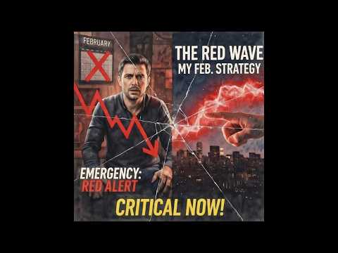 The Red Wave Surviving The Market Crash | MY Strategy for the Month of February