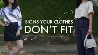 How To Tell If Your Clothes Don't Fit