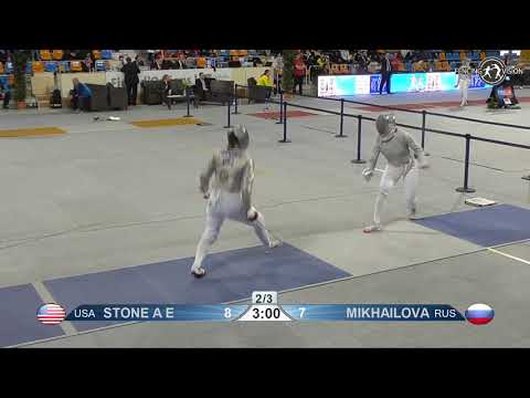 2019 xxx T32 04 F S Individual Orleans FRA WC BLUE MIKHAILOVA Alina   RUS   vs STONE Anne Elizabeth