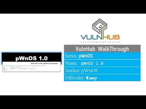 pWnOS 1.0 || VulnHub Walkthrough