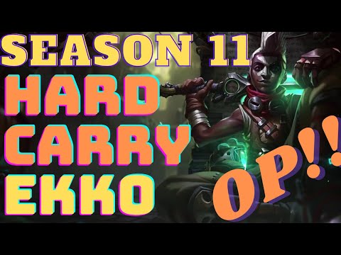 HOW TO PLAY EKKO MID & HARD CARRY IN SEASON 11| EKKO GUIDE S11| LEAGUE OF LEGENDS