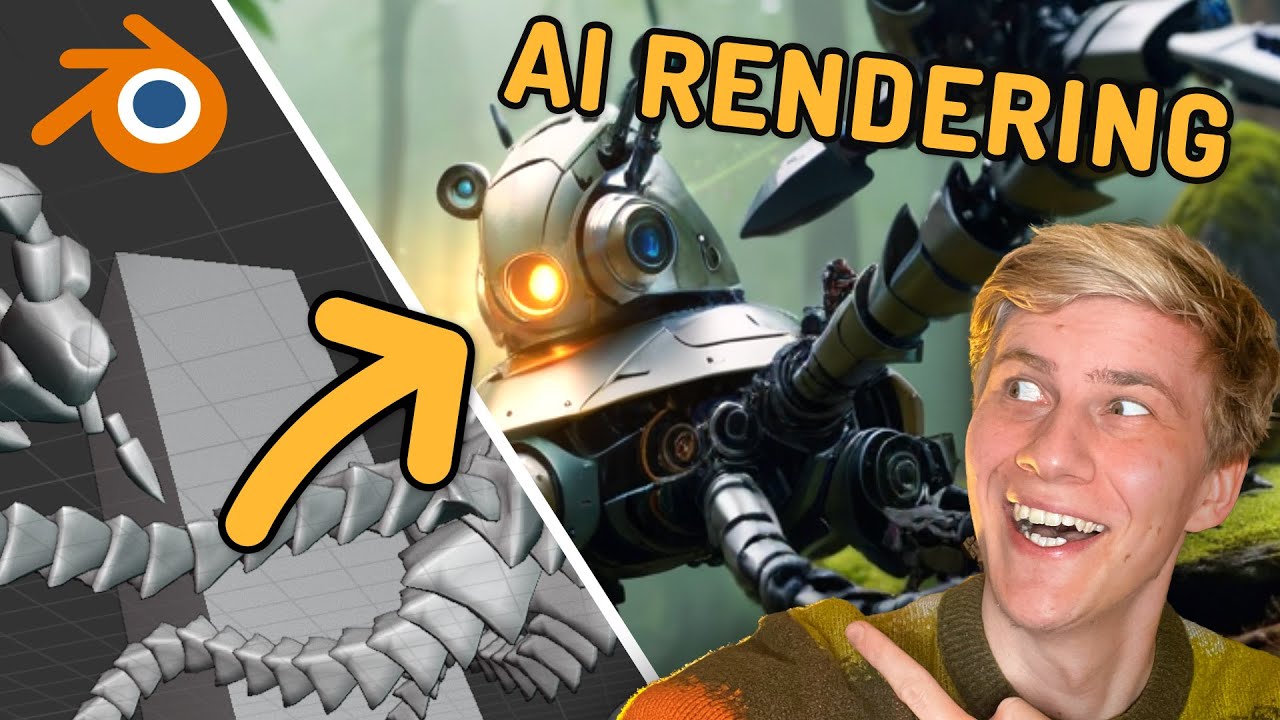 Create mind-blowing AI RENDERINGS of your 3D animations! [Free Blender + SDXL]