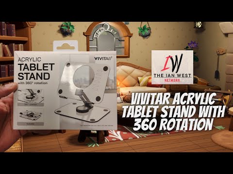 Vivitar Acrylic Tablet Stand With 360 Rotation