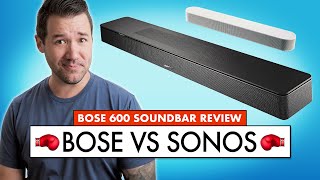 BOSE VS SONOS Soundbar! BOSE 600 Review - 2022 Best Small So