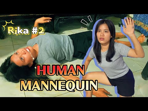Human Mannequin Rika Time Stop Freeze 2 - a Short Movie by KT Team