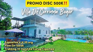 Download lagu VILLA BESAR UNTUK 30 ORANG DEKAT CURUG CIGAMEA ‼️ VILLA DECORRINNA PAMIJAHAN BOGOR | ADA DISC 500 RB mp3