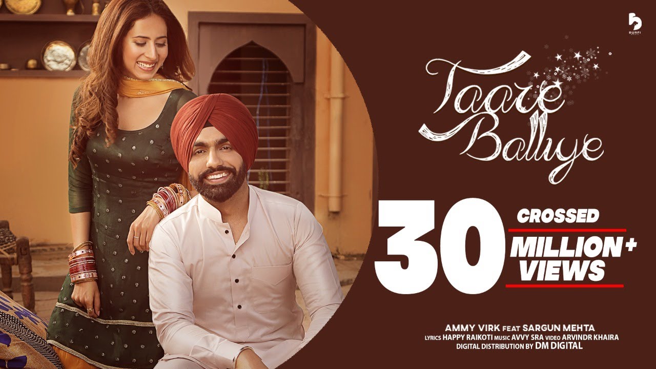 Taare Balliye Song Lyrics English (Ammy Virk)