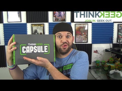 Think Geek Capsule: Brand New Unboxing w/Contest Winner