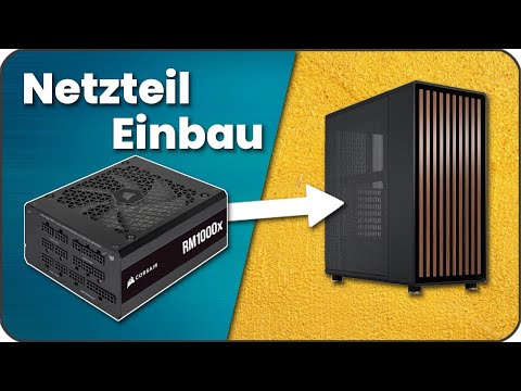 PC Netzteil anschließen - PC Mainboard und Grafikkarte verkabeln - die Steckerbelegung