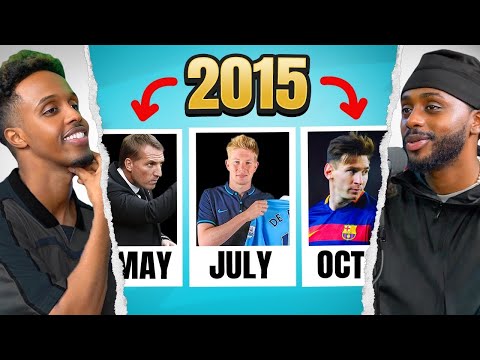 We Guessed The BIGGEST Events in 2015 | SDS Football Timeline