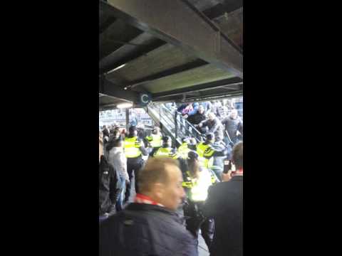 Rellen tijdens bekerfinale feyenoord utrecht
