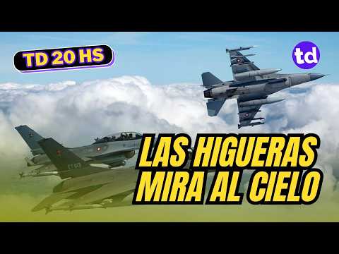 ✈️ Los F-16 ya entrenan en Las Higueras y vuelven a convocar a cientos de curiosos