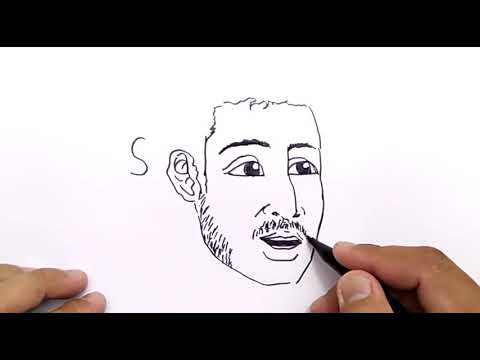 TRÈS FACILE ! comment transformer les mots SALAH en dessins animés joueur de liverpool