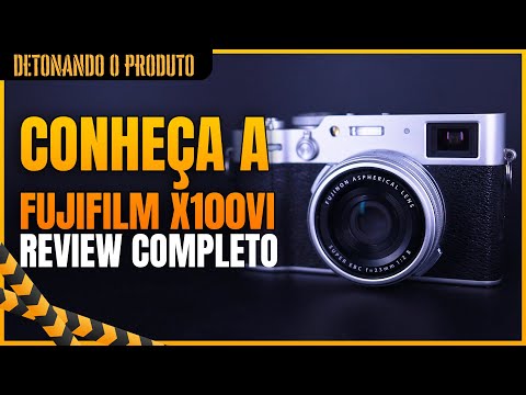 Câmera FUJIFILM X100VI Mirrorless - Preta | Design Clássico e Alta