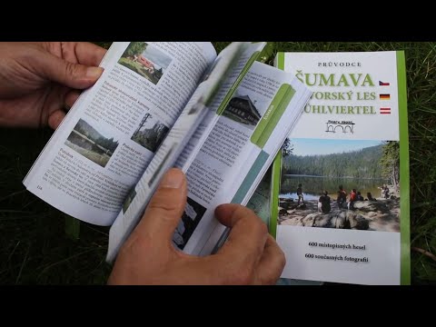 Průvodce Šumava, Bavorský les, Mühlviertel - listování knihou