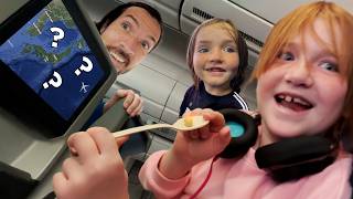 13 Hours in an AiRPLANE!! Flying Across the World with Adley Niko & Saedie! Biggest Travel Day Ever