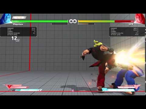 Ken Big Combo Street Fighter 5 SFV
