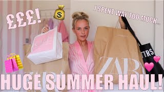 HUGE SUMMER TRY ON HAUL!!😍~ Zara, Victoria’s Secret, Juicy Couture & More!👙💋