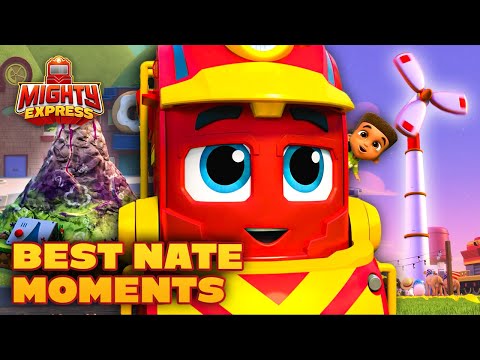 The Great Freight Nate! | Top 10 Nate Moments! | - Mighty Express Official