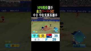 【NPB現役選手】走力ワースト3【パワプロ2026】 #shorts