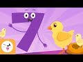 Number 7 Learn To Count Numbers From 1 To 10 The Number 7 Song