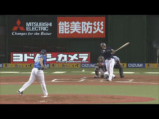 【7回表】チャンスで結果を残した!!バファローズ・大城のタイムリーで同点に!! 2018/7/26 L-Bs