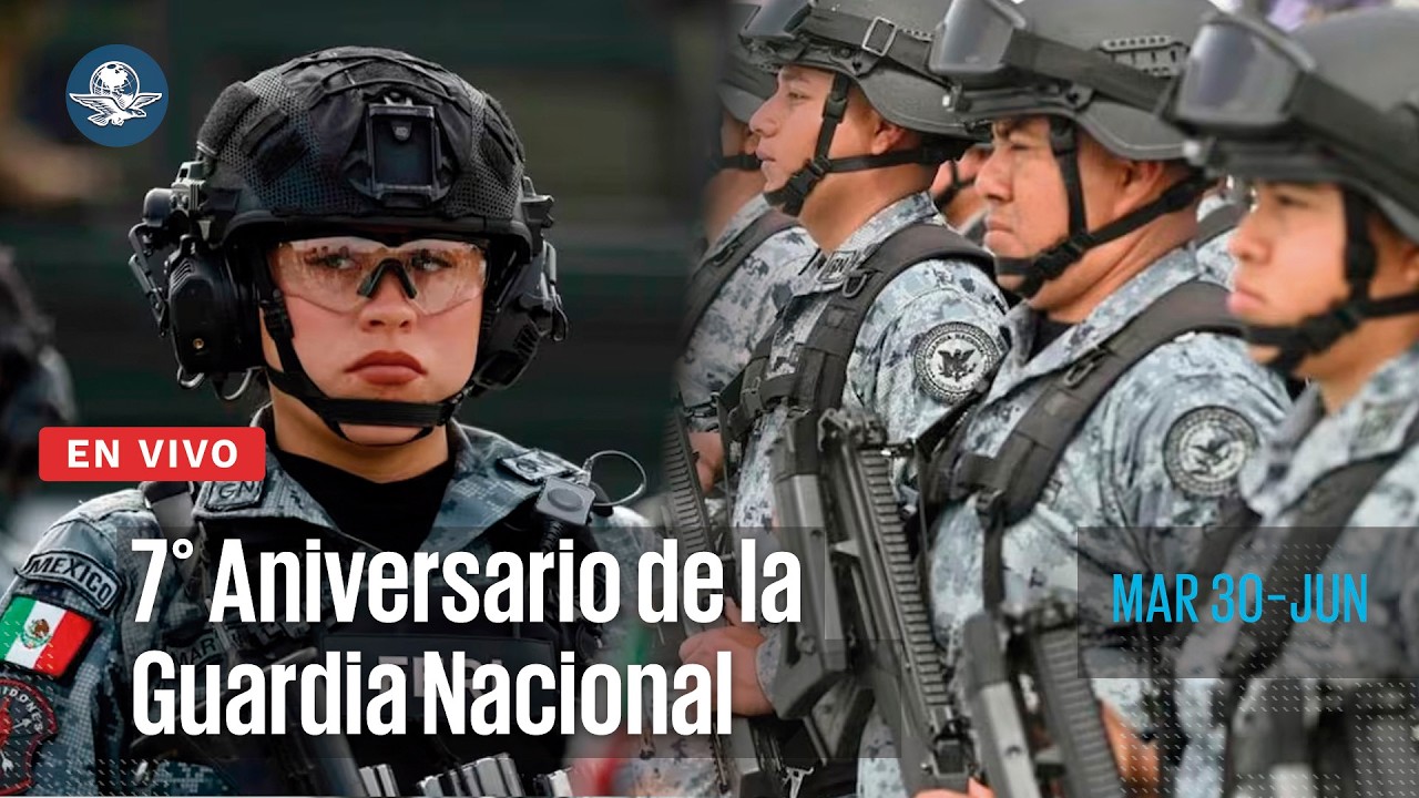 Claudia Sheinbaum encabeza el 7° Aniversario de la Guardia Nacional en Huehuetoca, Estado de México